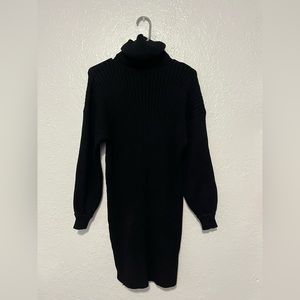 Black Turtleneck Dress
